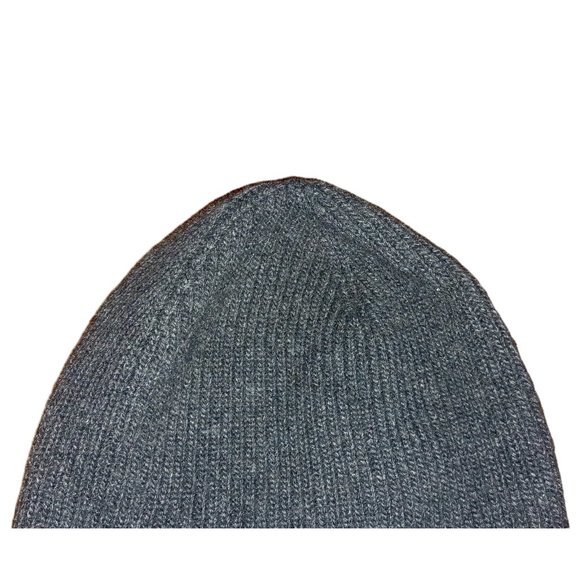 Givenchy Gray Wool Cashmere Gray Beanie Hat Has Defect See Photos - Picture 6 of 8